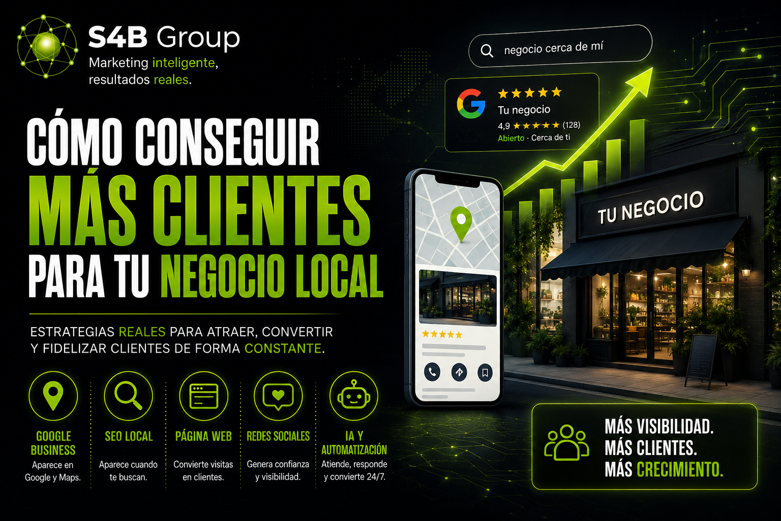Cómo conseguir más clientes para tu negocio local en 2026: guía completa para crecer de forma constante
