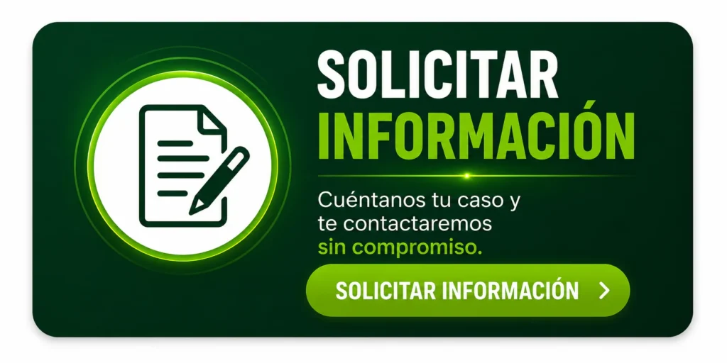 Botón para solicitar información sobre los servicios de marketing digital de S4B Group. Contacta sin compromiso para recibir asesoramiento sobre diseño web, SEO, Inteligencia Artificial, redes sociales y captación de clientes.